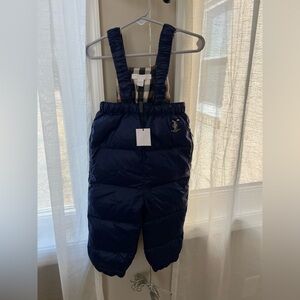 NWT Burberry down snow pants 2Y
